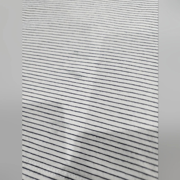 H&M Basic white and blue strips size L - Picture 3 of 5